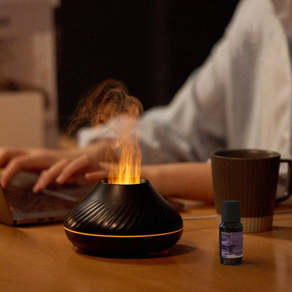 Volcanic Flame Aroma Diffuser Air Humidifier