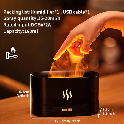 Flame Aroma Diffuser Air Humidifier