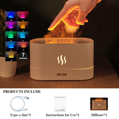 Flame Aroma Diffuser Air Humidifier